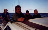 Команда яхты "Леда" я работаю на спинакере..:))